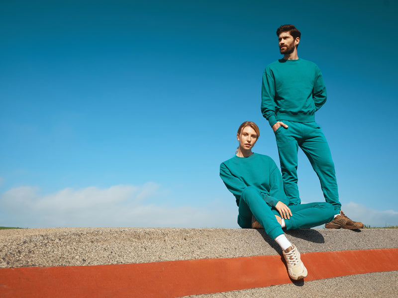 Load image into Gallery viewer, Kruge relaxed recycled cotton crew neck - Custom Wood Designs
