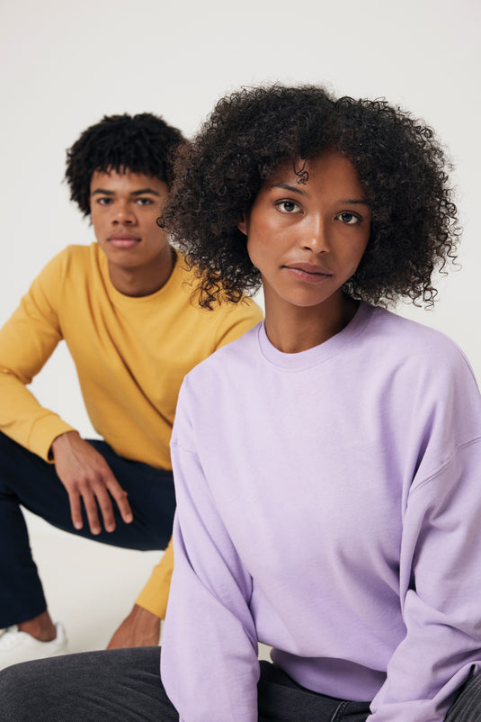 Kruge relaxed recycled cotton crew neck - Custom Wood Designs