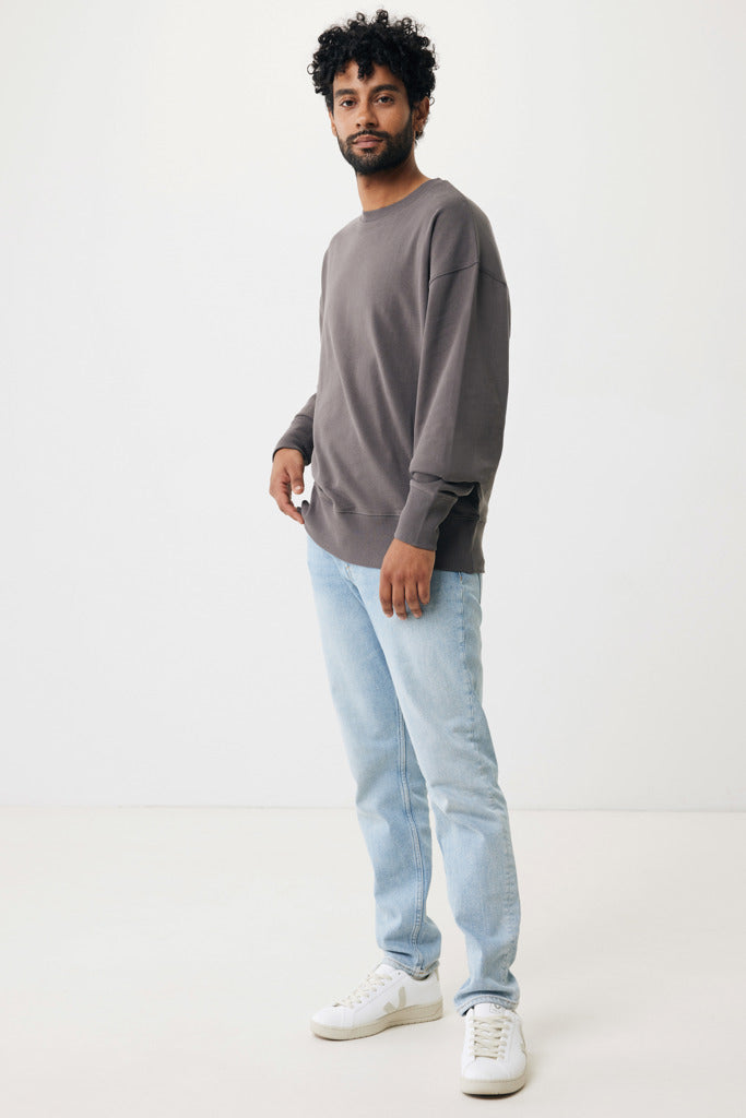 Load image into Gallery viewer, Kruge relaxed recycled cotton crew neck - Custom Wood Designs
