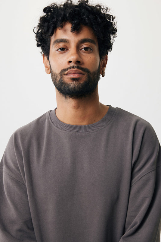 Kruge relaxed recycled cotton crew neck - Custom Wood Designs