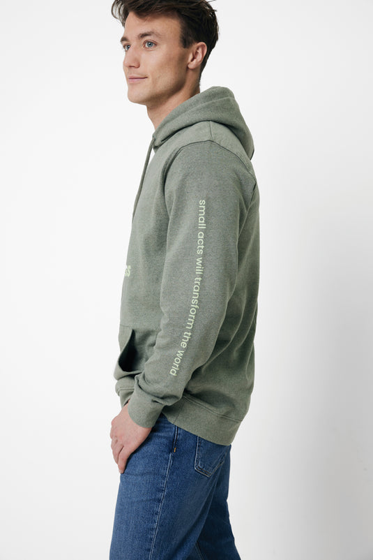 Torre recycled cotton hoodie undyed - Custom Wood Designs