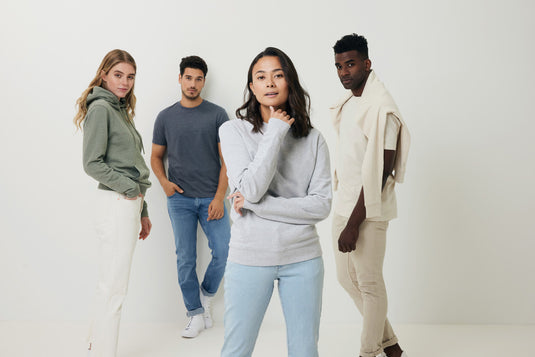 Torre recycled cotton hoodie undyed - Custom Wood Designs