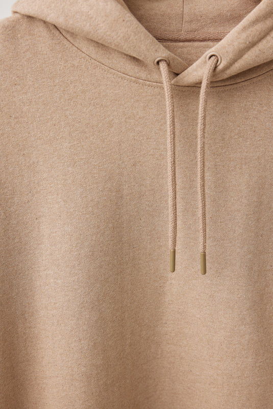 Torre recycled cotton hoodie undyed - Custom Wood Designs