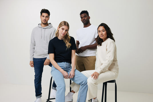 Torre recycled cotton hoodie undyed - Custom Wood Designs