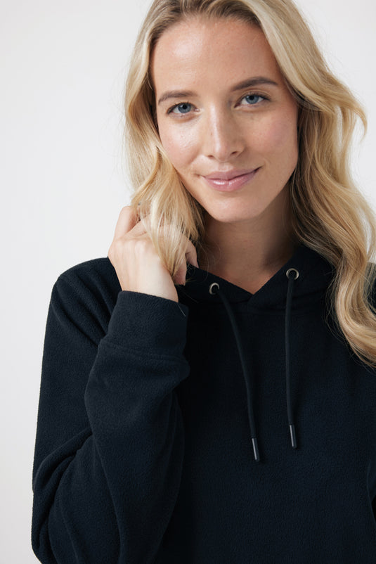 Trivo recycled polyester microfleece hoodie - Custom Wood Designs