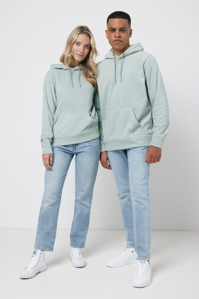 Load image into Gallery viewer, Trivo recycled polyester microfleece hoodie - Custom Wood Designs
