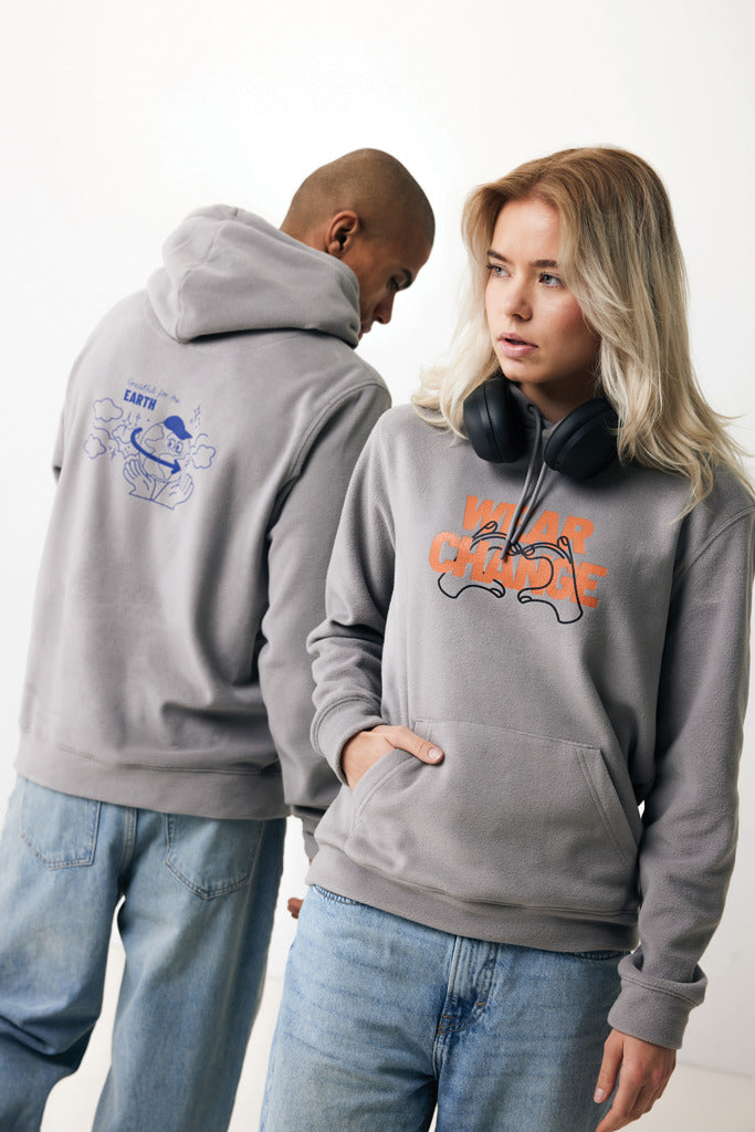 Load image into Gallery viewer, Trivo recycled polyester microfleece hoodie - Custom Wood Designs
