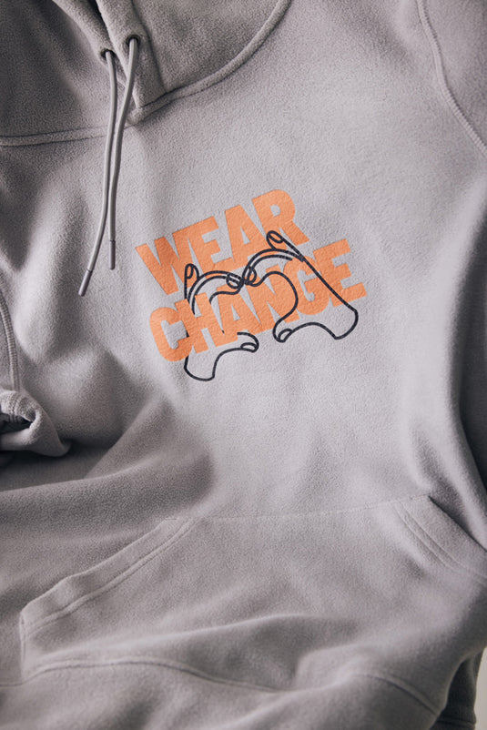 Trivo recycled polyester microfleece hoodie - Custom Wood Designs