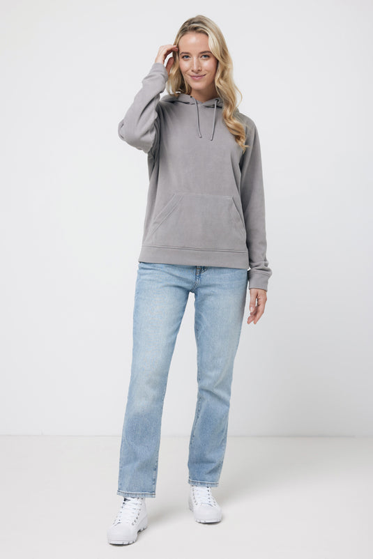 Trivo recycled polyester microfleece hoodie - Custom Wood Designs