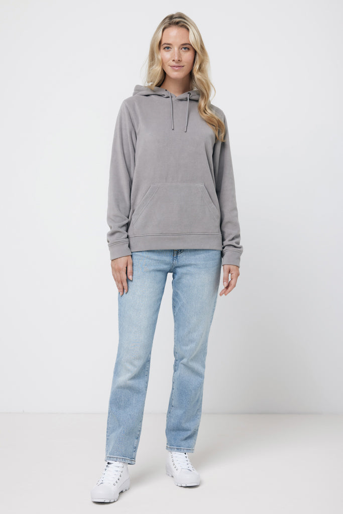 Load image into Gallery viewer, Trivo recycled polyester microfleece hoodie - Custom Wood Designs
