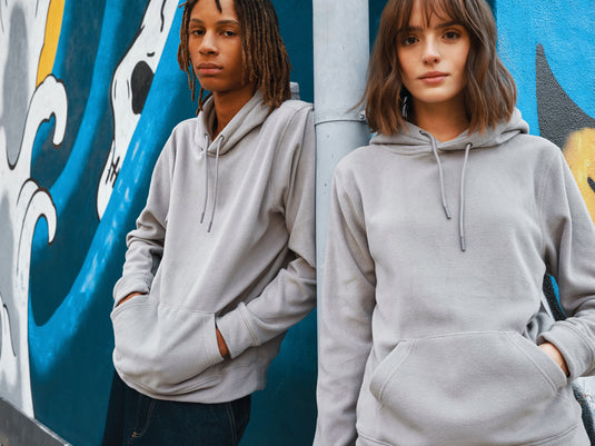 Trivo recycled polyester microfleece hoodie - Custom Wood Designs