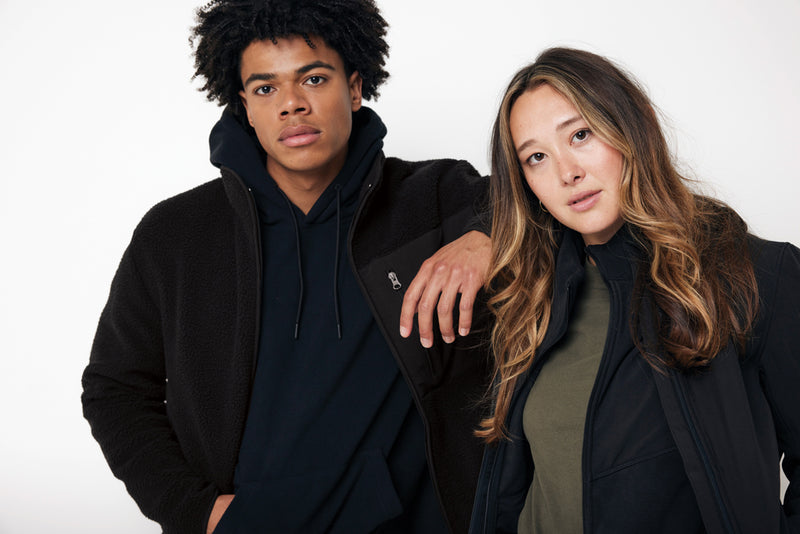 Load image into Gallery viewer, Recycled polyester pile fleece jacket - Custom Wood Designs
