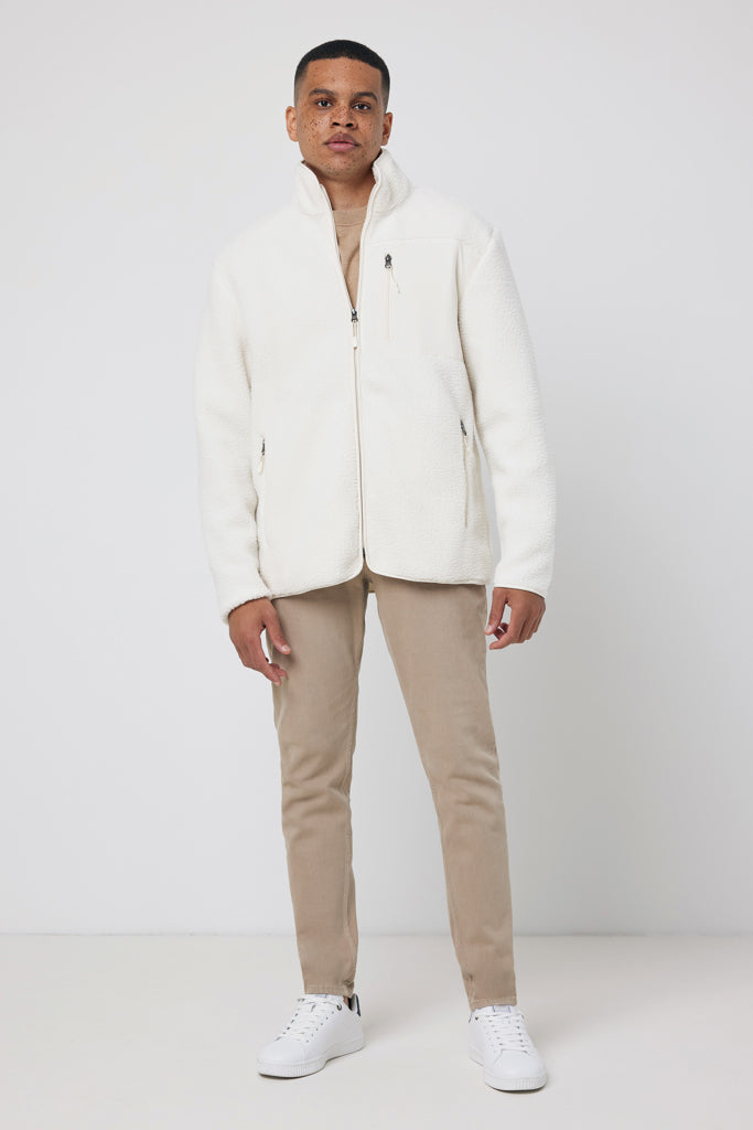 Load image into Gallery viewer, Recycled polyester pile fleece jacket - Custom Wood Designs
