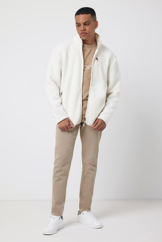 Load image into Gallery viewer, Recycled polyester pile fleece jacket - Custom Wood Designs
