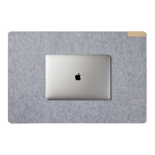 VINGA Albon GRS recycled felt desk pad - Custom Wood Designs