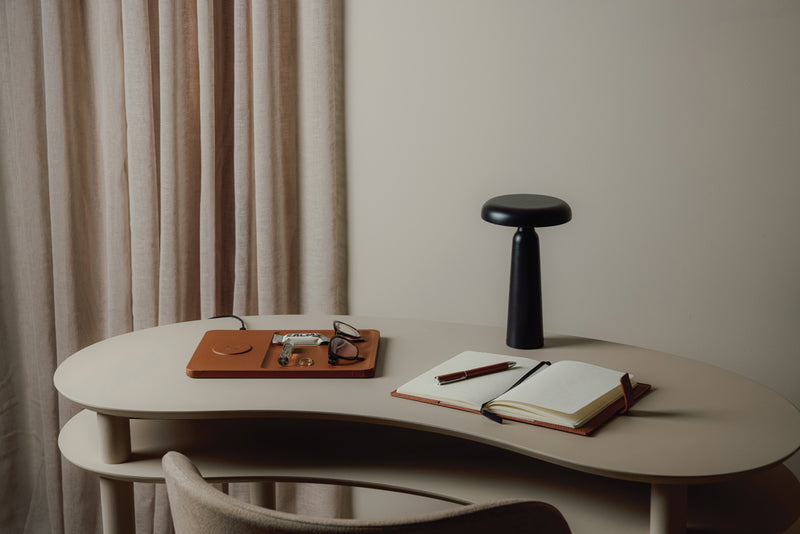 Load image into Gallery viewer, VINGA Avery RCS table lamp - Custom Wood Designs VINGA Avery RCS table lamp made from [material] –  [use_case] | Custom Wood Designs
