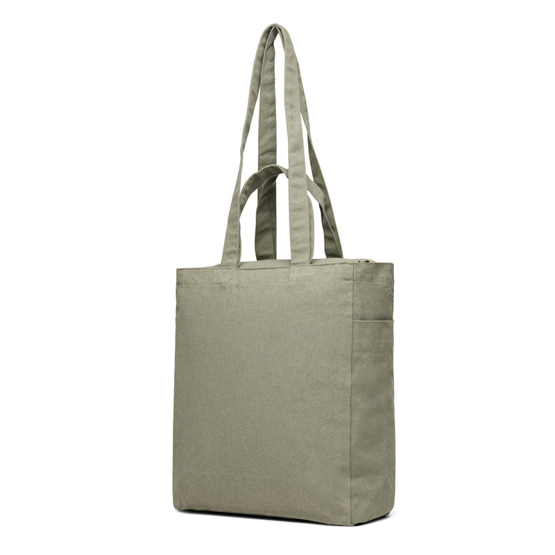 Load image into Gallery viewer, Hil AWARE™ recycled canvas zip tote - Custom Wood Designs
