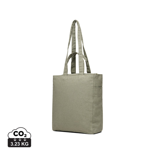 Hil AWARE™ recycled canvas zip tote - Custom Wood Designs