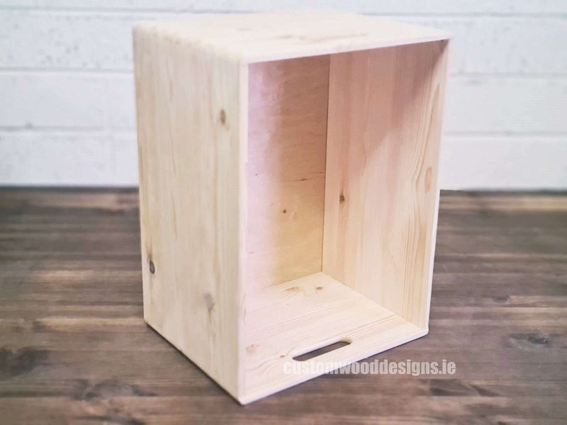 Load image into Gallery viewer, Versatile Stackable Pine Wood Boxes
