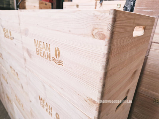 HighFive Pine Wood Box 40 X 30 X 23 cm OB5 Box with Handle pin bedroom deco box room deco wood wooden box-with-handle-default-title-highfive-pine-wood-box-40-x-30-x-23-cm-ob5-53611841585495