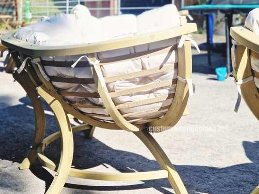 Siena Duo Sofa - Custom Wood Designs Siena Duo Sofa made from [material] –  [use_case] | Custom Wood Designs