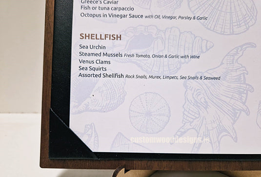 20 x A4 Walnut Album Menu Securit __label: Multibuy default-title-20-x-a4-walnut-album-52262275940695