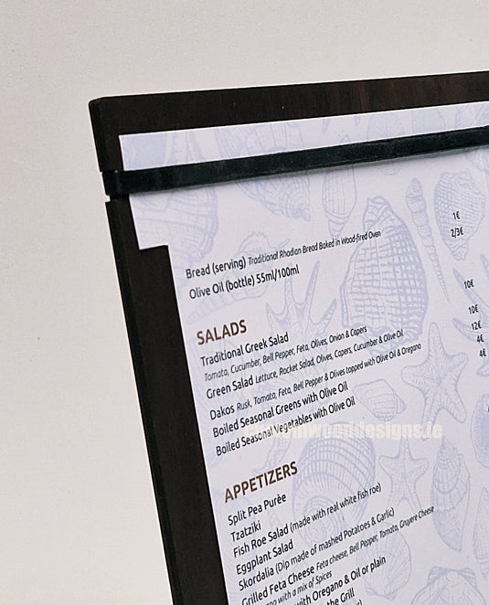 20 x Tablet Menu 32x22cm Securit __label: Multibuy default-title-20-x-tablet-menu-32x22cm-53612734316887