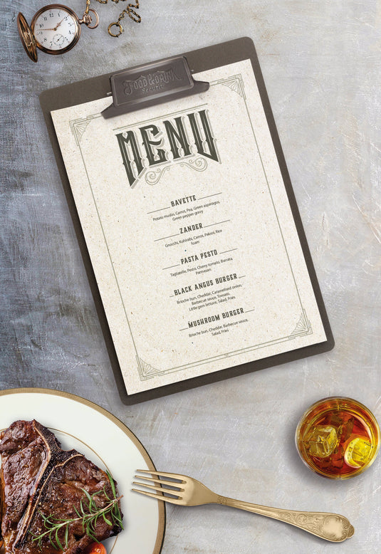 24 x Vintage Clipboard 33x23cm Securit __label: Multibuy default-title-24-x-vintage-clipboard-33x23cm-53612751618391