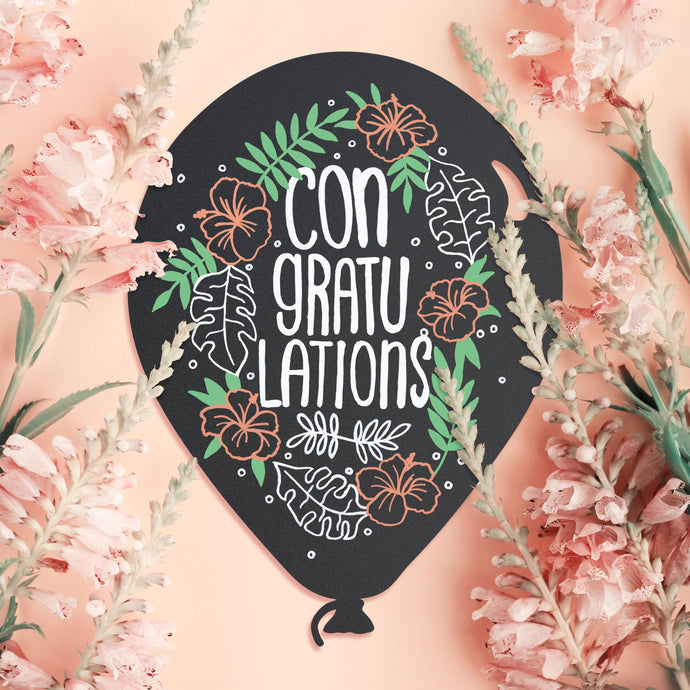 Balloon Chalkboard pack of 6 Custom Wood Designs __label: Multibuy default-title-balloon-chalkboard-pack-of-6-53613399966039