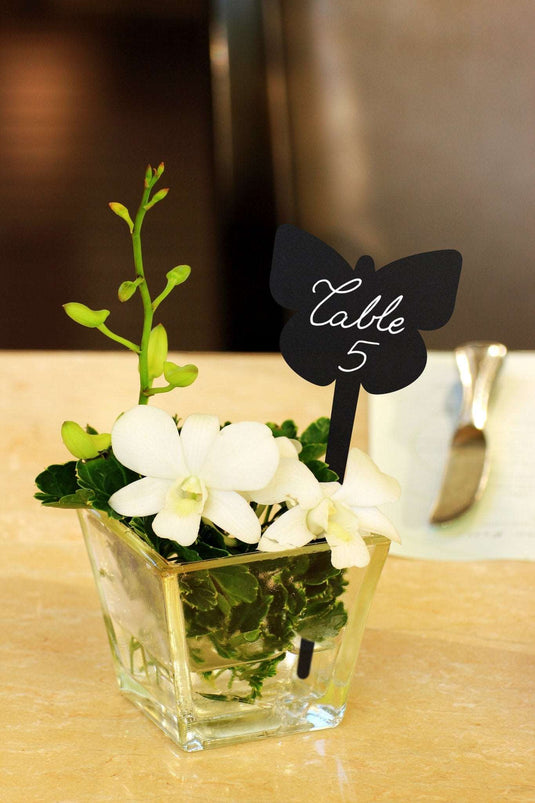 Butterfly Chalkboard Tag - Pack of 30 Custom Wood Designs __label: Multibuy default-title-butterfly-chalkboard-tag-pack-of-30-53612392186199