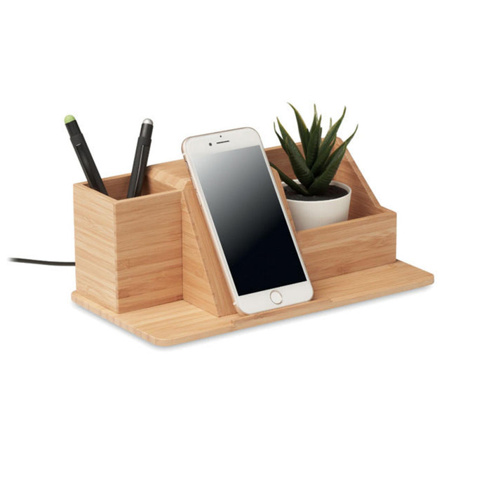 Desktop wireless charger 10W pack of 25 Custom Wood Designs __label: Multibuy default-title-desktop-wireless-charger-10w-pack-of-25-53613690814807