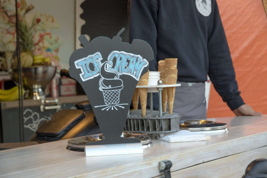 Ice Cream Chalkboard - Pack of 6 Custom Wood Designs __label: Multibuy default-title-ice-cream-chalkboard-pack-of-6-53612384354647