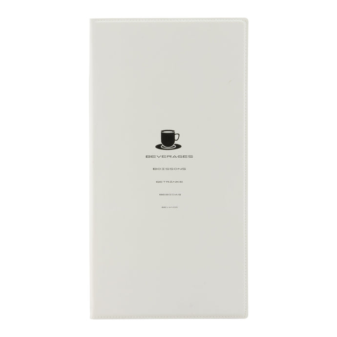 Leather style white menu pack of 10 Custom Wood Designs __label: Multibuy default-title-leather-style-white-menu-pack-of-10-53613295927639