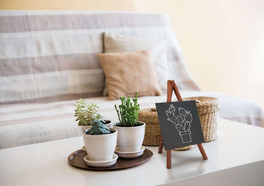 Mini Easel Chalkboard - Mahogany Finish - Pack of 6 Custom Wood Designs __label: Multibuy default-title-mini-easel-chalkboard-mahogany-finish-pack-of-6-53612406538583