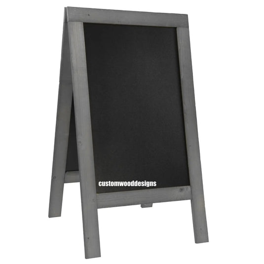 Sandwich Chalkboard Grey 131x72.2x72cm Custom Wood Designs default-title-sandwich-pavement-chalkboard-vintage-grey-131x72-2x72cm-53612333760855