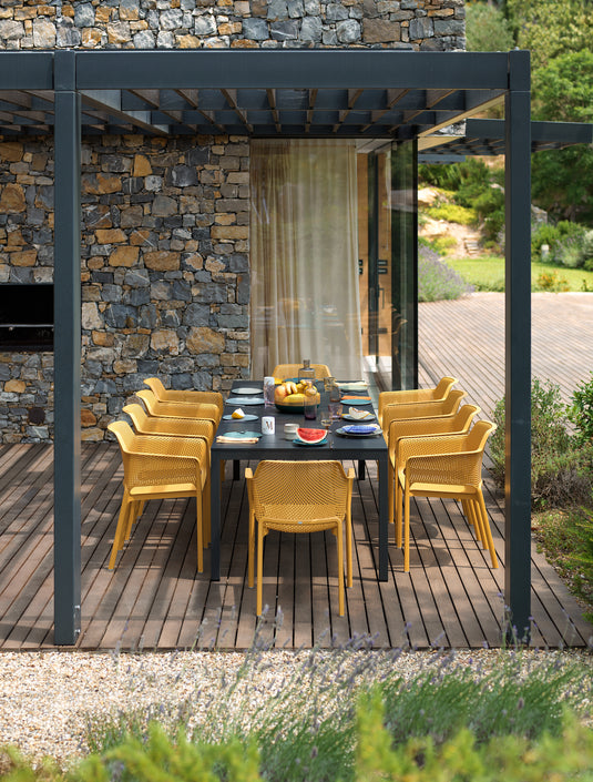 Nardi Rio Table | 2.1m 8 seater extensible to 2.8m 10 seater - Custom Wood Designs Nardi Rio Table | 2.1m 8 seater extensible to 2.8m 10 seater made from [material] – Ideal for [use_case] | Custom Wood Designs