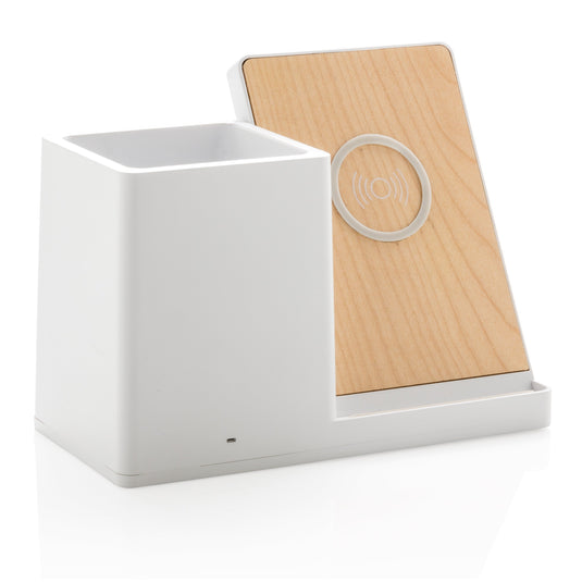 Wooden bamboo recycled plastic 10W wireless charger pack of 25 Custom Wood Designs __label: Multibuy p308.403__b_1_75239d2e-4063-4e77-8fad-eee71014694f