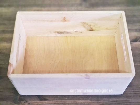 Wood box for storage, display & gifting