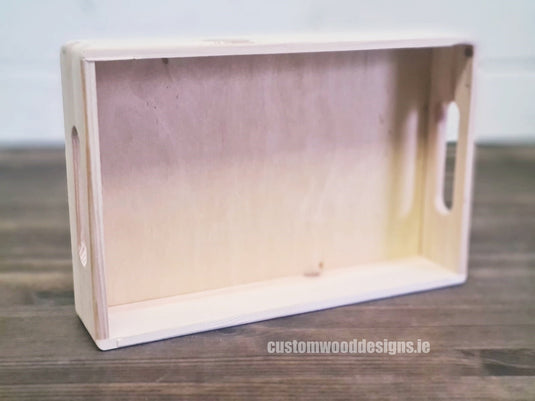 KnobiOne - Pine Wood Tray 30 X 20 X 7 cm OB1 Pine Box with Handle pin bedroom deco box crate room deco wood wooden pine-box-with-handle-default-title-knobione-pine-wood-tray-30-x-20-x-7-cm-ob1-53611827265879