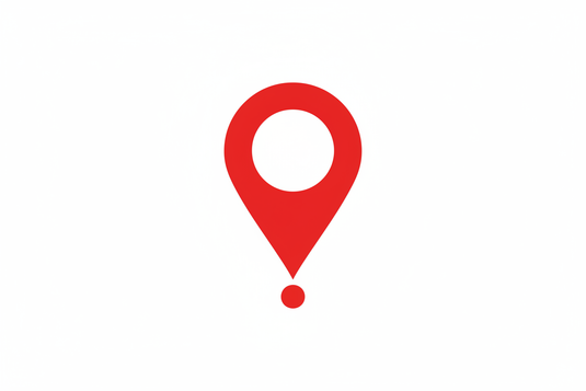 Red Direction Pn on The Map Icon for shop